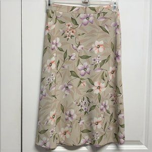 Vintage Bice Multi Color Floral Print High Waist Size 6P